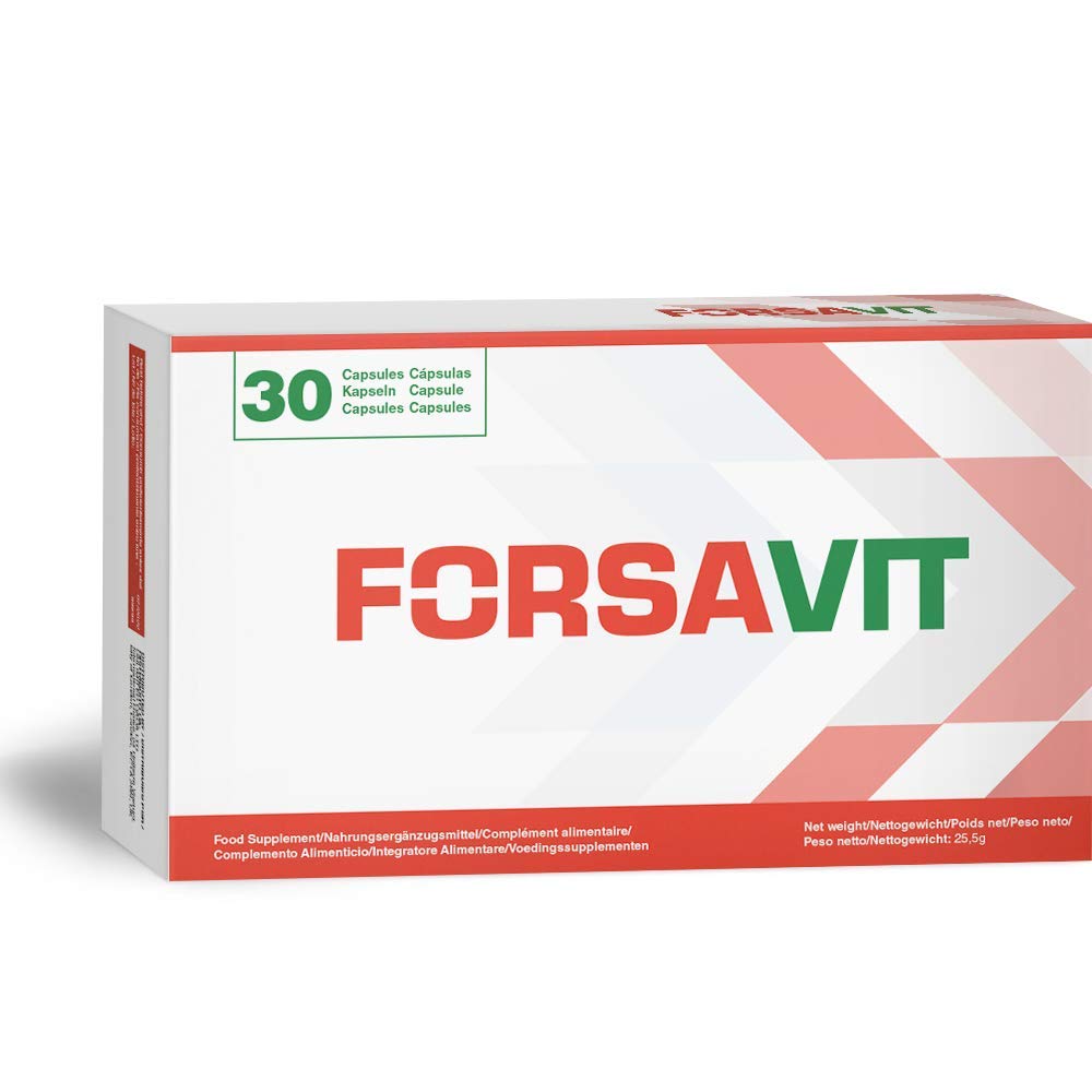 Forsavit ® | Food Supplement | Stamina and Power | Fast Acting Effect | No Contraindications | 30 Capsules