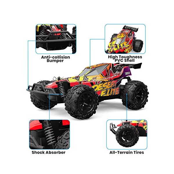 Holyton RC Cars, High Speed Remote Control Car 20 KM/H 2.4GHz 122