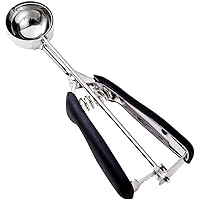 Medium Cookie Scoop, Cookie Dough Scoop, 2 Tablespoons/ 30 ml/ 1 oz, Spring-Loaded Scoop, 18/8 Stainless Steel, Comfortable G