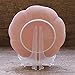 Cosmos Pack of 12 Clear Plastic Easels Plate Stands to Display Plates, Pictures or Other Items, 6 Inch Tall (Clear)