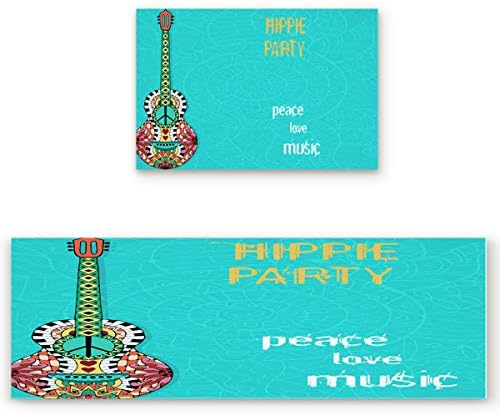 キッチンマット ランナーラグセット 疲労防止 スタンディングマット ゴム裏地 人間と自然をテーマにしたおとぎ話の恐竜 かわいい男の子のプリント 洗える フロアマット エリアラグ ホーム オフィス用 19 7x31 5in 19 7x63in