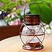 Go2garden Solar Lantern Outdoor Hanging Garden Lights, Decorative Rainbow Lamp Metal&Glass for Patio Tabletop Decorations (3 Lumens)