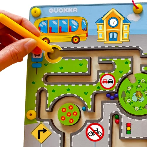 Maze Toddler Board Games for 2 3 Year Olds Blue Travel Toys