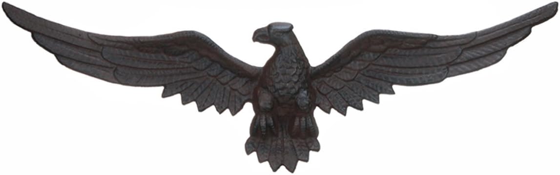 Plaques & Wall Art - Cast Iron Eagle Plaque Garden Patio Decor New Home Wall Hanging