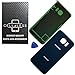CELL4LESS Replacement Back Glass Cover Back Door w/Pre-Installed Adhesive Compatible with The Galaxy S6 OEM - All Models G920 All Carriers- 2 Logo (Sapphire)