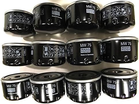 Twelve Mann MW75 Oil Filters BMW R Hexhead K-Series Motorcycle 11 42 7 673 541