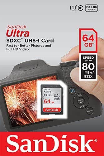 SanDisk Ultra 64GB SDXC bis zu 80 MB/Sek, Class 10 Speicherkarte FFP – Bild 3