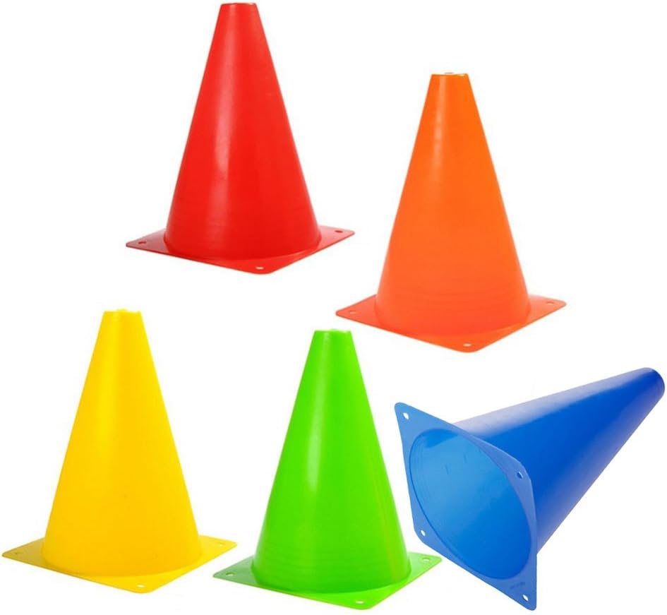 Cône de Sport, Plastique Cône de Circulation Cônes de Marquage d'Entraînement Patin à roulettes