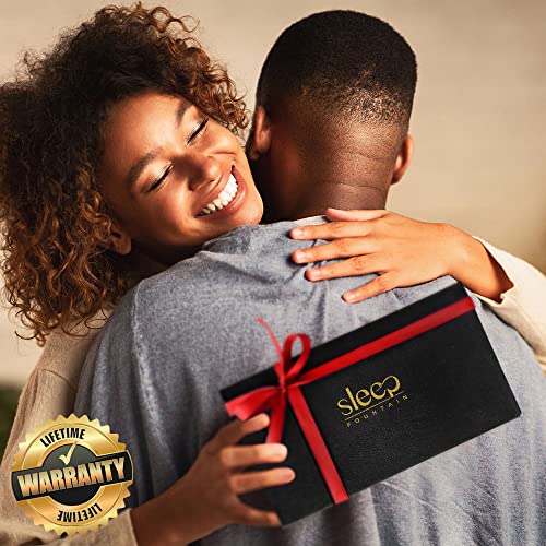 SLEEP FOUNTAIN Anti Aging Silk Sleep Mask for Women, Mulberry Silk Eye