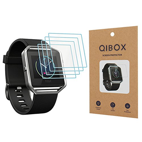 Fitbit Blaze Screen Protector Qibox Premium Tempered Glass Screen