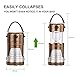 Gright Ultra Bright Solar LED Camping Lantern Flashlights with Rechargeable and Collapsible for Outdoor, Hiking, Fishing, Emergency, Blackout (Golden)