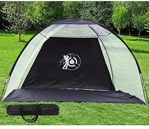 Goplus 10' Golf Practice Driving Hit Net Cage Training Mat Aid Driver Irons w/Free Bag