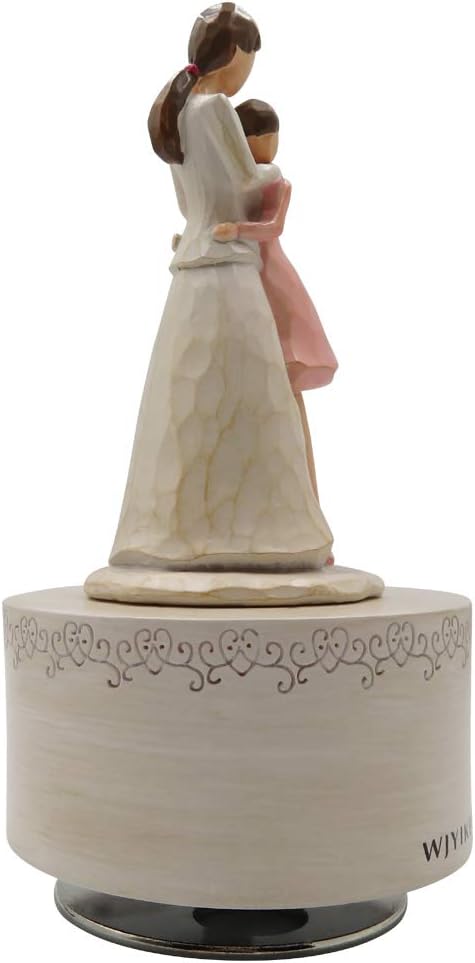 WJYIKEE Music Box Mum Gifts,Gifts for Mum from Daughter,Daughter Gift from Mother,Funny Sculpted Musical Figure Gifts,Mother's Day,Birthday Gifts for Mum and Daughter - Image 4