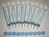 BAXA ExactaMed Oral Liquid Medication Syringe 3cc/3mL 10/PK Clear Medicine Dose Dispenser With Cap Exacta-Med BAXTER Comar Latex Free