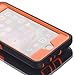 AICase iPhone 6 Case, iPhone 6S Case [Heavy Duty] Built-in Screen Protector Tough 3 in 1 Rugged Shockproof Cover for Apple iPhone 6/6S (Black/Orange)