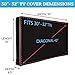 Outdoor TV Cover 32 inch - Weatherproof Protector for Flat TVs with Bottom Seal, 600D Waterproof Material. Extend Your TV Life.