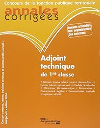 Adjoint technique de 1re classe