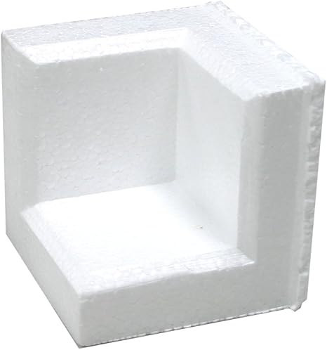 Amazon アースダンボール 発泡スチロール 緩衝材 80 80 厚み30 400個 1037 エアキャップ 緩衝材 文房具 オフィス用品