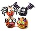 Funiverse Mega Bulk Pack 126 Piece Foam Halloween Pumpkin Decorating Craft Kit Stickers - Makes 16 Pumpkins (Pumpkins Not Included)
