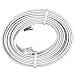 Permo 100 Feet White Telephone Extension Cord Cable Line Wire primary