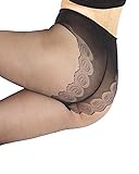 Cecilia De Rafael Alfa 15 Pantyhose Nero 5XL