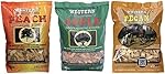 Smoking Chips Apple Peach Pecan Western BBQ Variety Pack