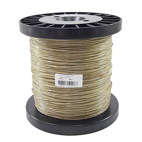 Varal de Aço Encapado 500 m Bobina Garra