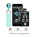 Apple MFi Certified-MIPOW POWER TUBE 3000 (V2) Portable External Battery Pack / Power Bank / Backup Charger with Lightning Connector for iPhone & iPod, Selfie Shutter, PPT Slide Controller