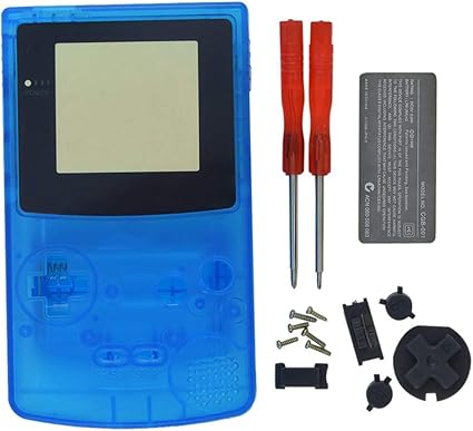 Amazon Co Jp ゲームボーイカラー シェル フルハウジングケースカバー Gbc専用カバー 保護ケース ハウジングシェル 交換用 レンズ Y字ドライバー プラスドライバー アクセサリーキット付き 家電 カメラ