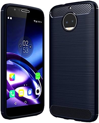 Katto Original Rugged Armor Shock Proof TPU Case for Moto G5s Plus Back Cover Mobile Phone [5.5inch August 2017], Lunar Black