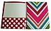 Carolina Pad Studio C Tri-fold 3-Pocket Folder ~ Sugarland (Colorful Chevrons)