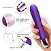 Waterproof Rechargeable g-spot Vibrator for Women - Ultra Soft Bendable Silicone Adult Dildo Sex Toys - Offers Unique Vibration Patterns Massage for Clitoris Vagina