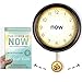 Now Clock - Mindfulness, Zen, Buddhist Decor for Your Home, Office, Yoga or Meditation Room - Unique Gift That Helps You to Be Present & Relax into The Power of Now - (Om Pendulum)