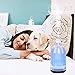 COSVII Mini Air Humidifier,200ml Ultrasonic Cool Mist Humidifier with 7 Colors Night Light and Auto Shut-Off for Bedroom Desk Office Travel Car Room (White)