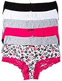 6 Pack Body Embrace Women's Cotton Hipsters