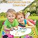 Doodle Drawing Mat - Rainbow Color Magic Water Painting Mat With 3 Magic Pen, 39