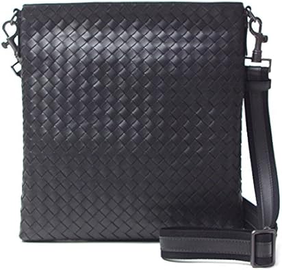 Amazon ボッテガヴェネタ バッグ メンズ Bottega Veneta スモールメッセンジャー V465c 1000 ブラック 並行輸入品 ショルダーバッグ