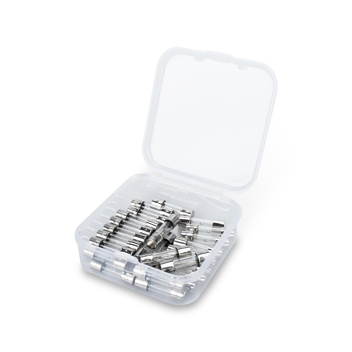 Innfeeltech 25pcs Slow Blow Glass Fuses 5 * 20mm 250V 12A Slow Tube Ceramic Fuse