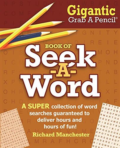Gigantic Grab A Pencil Book of Seek-A-Word Paperback – March 7, 2016