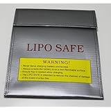 Free US Ship Lipo Battery Fireproof Bag Storage Bag Lipo Battery Guard Safe Bag Fiber Material for Charge & Storage 30x23cm