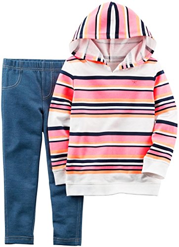 Carter's Baby Girls 2 Pc Playwear Sets 239g331, Stripe, 9 Months Baby