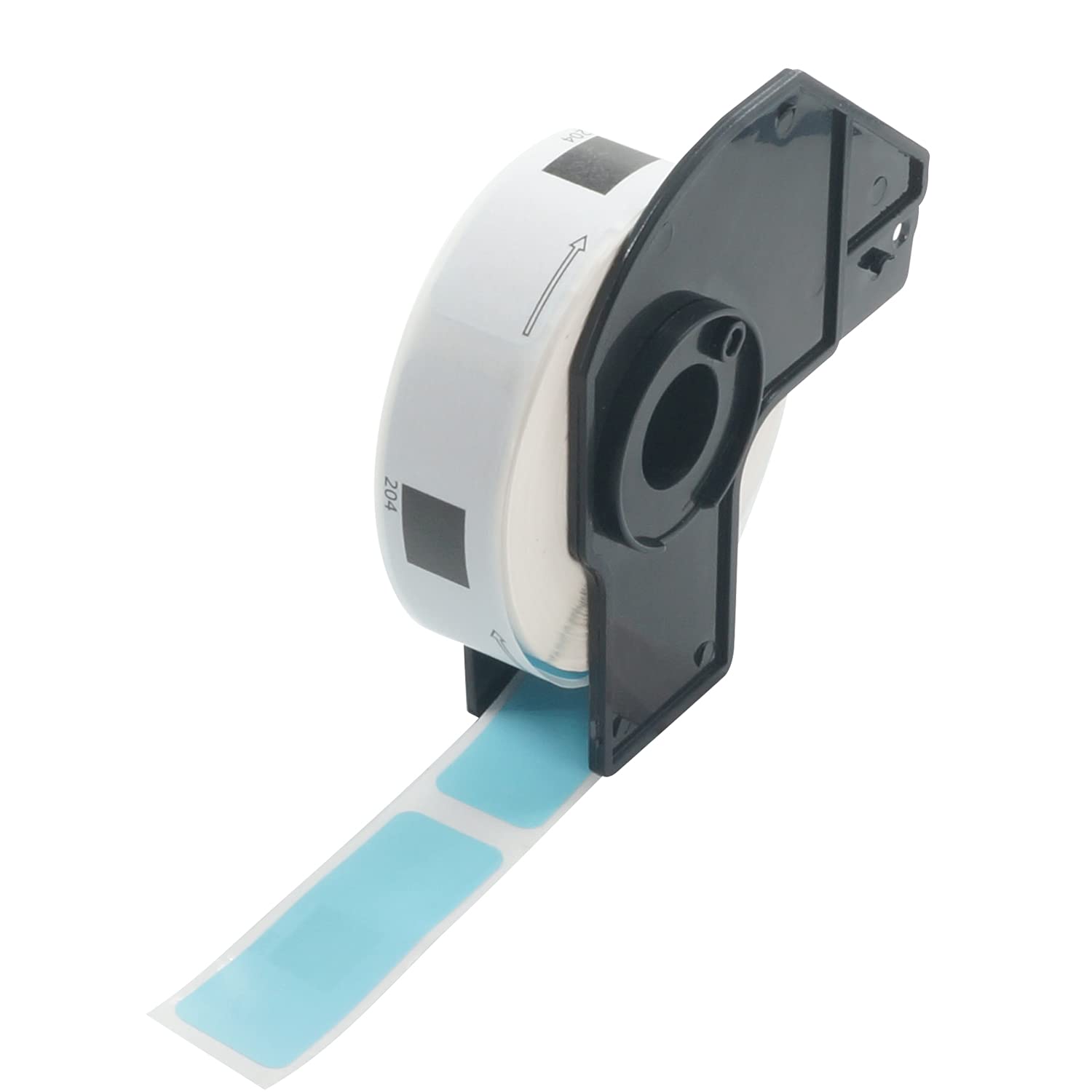 BETCKEY - 400 Blue Labels Replacement for Brother DK-11204, 17mm x 54mm Multi Purpose Labels Compatible with Brother QL Label Printers