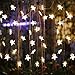 12 Big Stars Curtain String Lights 120 LED Window Curtain Light with 8 Flashing Modes IP65 Waterproof for Christmas, Wedding, Party, Home, Canopy, Patio, Lawn, UL Listed,12 Strings,7ft x 2.6ft(LxW)