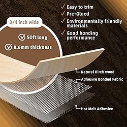 GSCIT Club Birch Edge Banding, 3/4 inch x 50ft roll