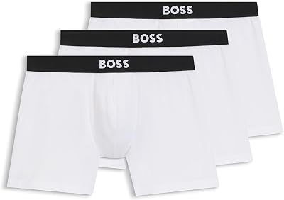Hommes BoxerBr 3P One Lot de Trois Boxers Longs en Coton Stretch