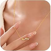 Heart Necklace for Women,925 Sterling Silver Dainty Cute Heart CZ Choker Necklaces 14K Gold Plated Cubic Zirconia Hearts Cluster Pendant Necklace for Mother Daughter Valentines Day Birthday Jewelry Gifts