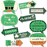 Funny St. Patrick's Day - Saint Patty's Day Photo Booth Props Kit - 10 Piece