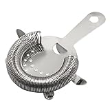 SKYFISH Hawthorn Cocktail Strainer Stainless Steel Bar Strainer Professional 4 Prong Strainer with 100 Wire Spring