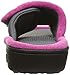 isotoner womens Adjustable Memory Foam W/ Smartdri Slide Slipper, Tickle Pink, 7.5-8 US