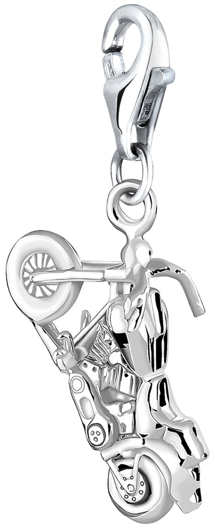 Nenalina Charm Big Bike Pendant in 925 Sterling Silver for All Standard Charm Carriers 713073-000